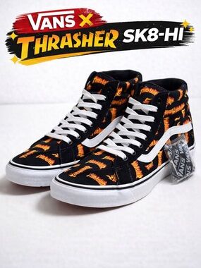Men’s Vans Skate Sk8-Hi x Thrasher Edition